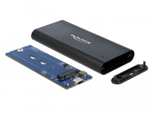 Delock M.2 külső SSD ház fekete (42614)